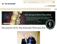 Tablet Screenshot of ottawacoxchiropractor.com